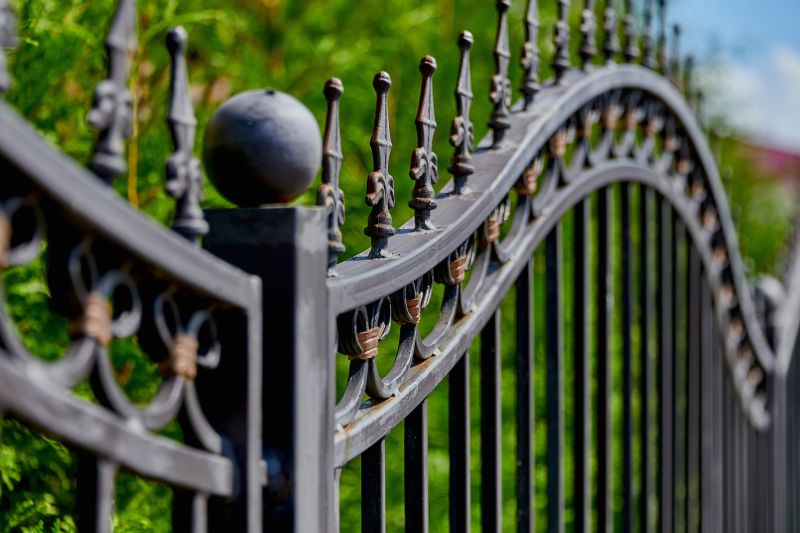 Custom Iron Fence Installation