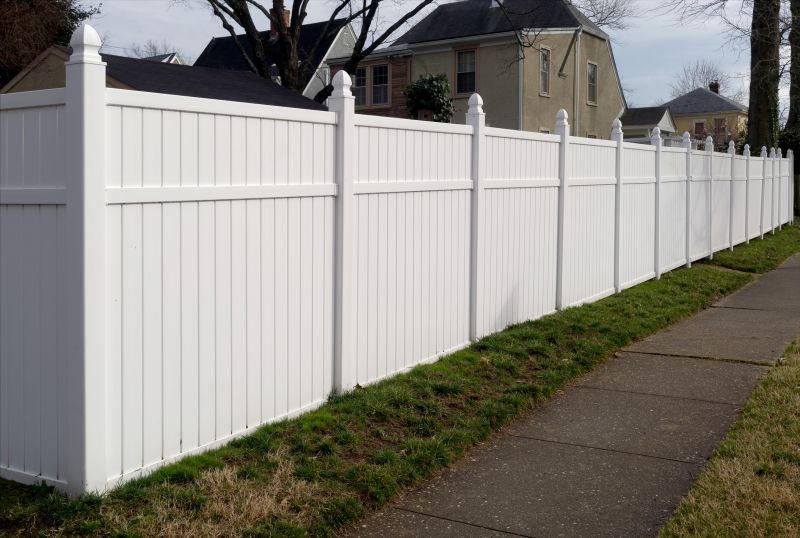 Completed Vinyl Fence
